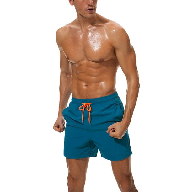 Mens Swim Shorts Plain Mesh Lining Quick Dry Swimming Summer Beach Pool Trunks Mens Swim Shorts Plain Mesh Lining Quick Dry Swimming Summer Beach Pool Trunks